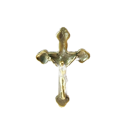 CRUCIFIX PETAL GOLD BRONZE