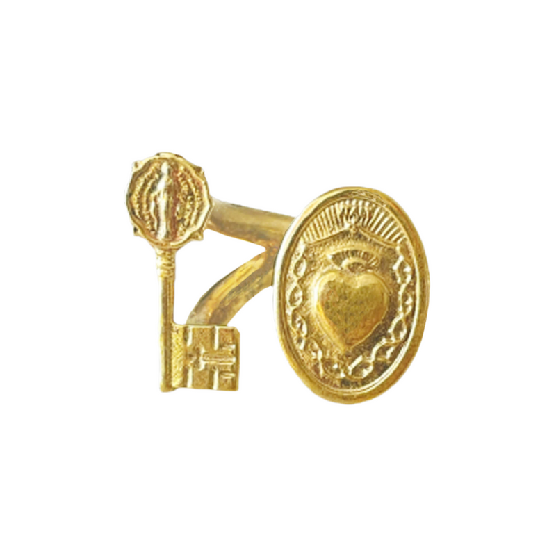 KEY & EX VOTO GOLD BRONZE