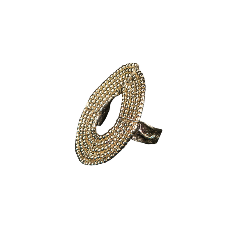 RING MASAI DROP MINI GOLD BRONZE