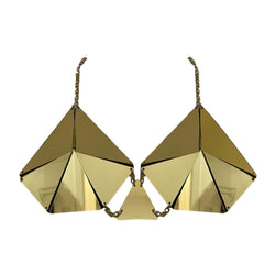 BRA ICEBER PLEXI GOLD MIRROR