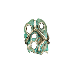 RING MANGROVE GOLD BRONZE & GREEN PATINA