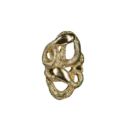 RING  SNAKE GOLD BRONZE