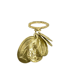 MADONNINA'S RING GOLD BRONZE