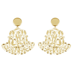 EARRINGS ROYAL MIRROR GOLD