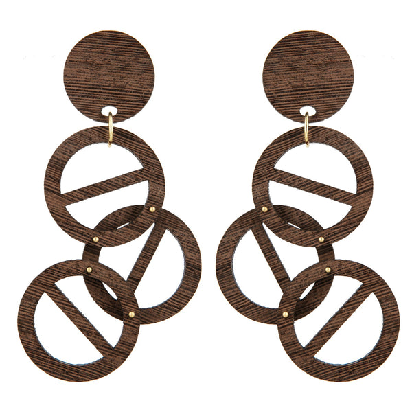 EARRINGS ROAD BAN WENGE